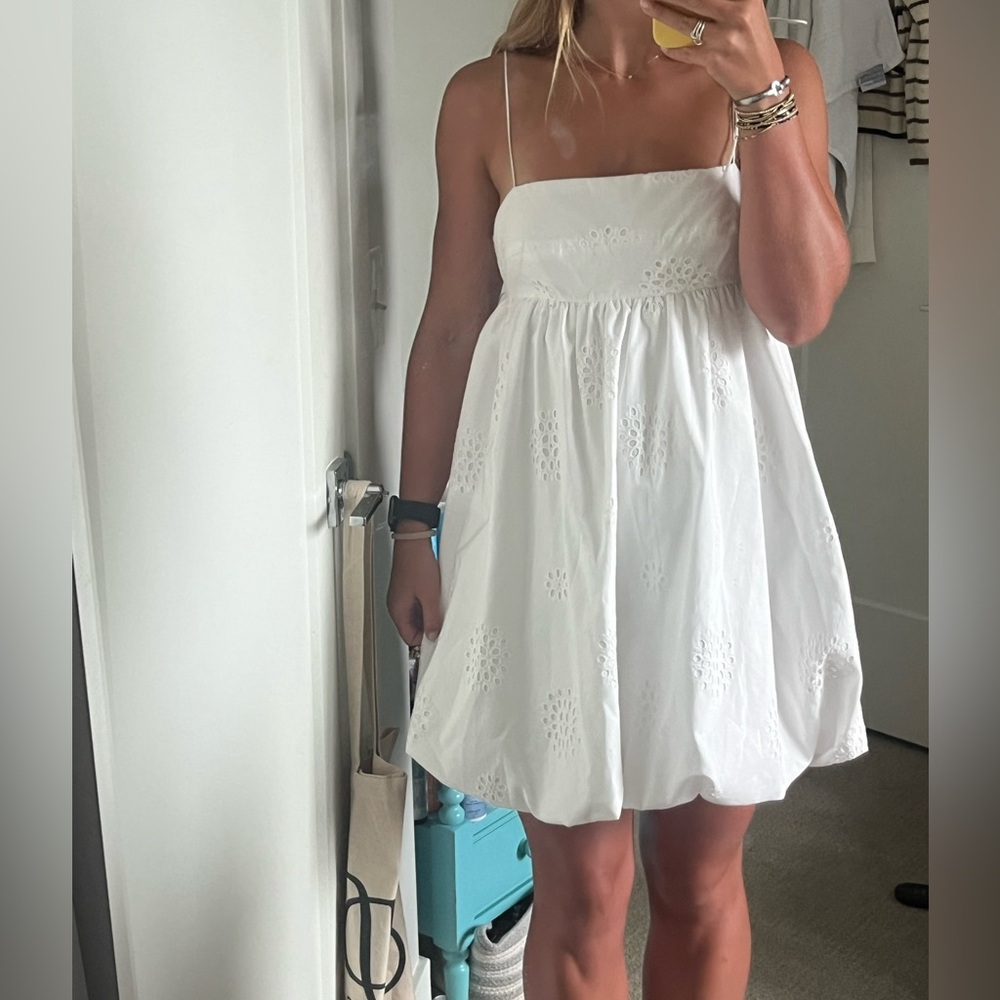 White Eyelet Sundress